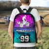 Maxcorners Motocross 25 Personalized Name And Number Backpack