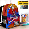 Maxcorners Motocross 54 Personalized Name And Number Backpack
