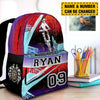 Maxcorners Motocross 55 Personalized Name And Number Backpack