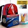 Maxcorners Motocross 57 Personalized Name And Number Backpack