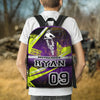 Maxcorners Motocross 60 Personalized Name And Number Backpack