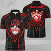 Maxcorners Bowling And Pins Abstract Grunge Texture X Multicolor Option Customized Name 3D Shirt