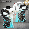 Maxcorners Shadow Dragon Bowlings Strike Multicolor Customized Name, Team Name 3D Shirts