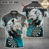Maxcorners Darts Fierce Wolf Dartboard Multicolor Customized Name, Team Name 3D Shirts