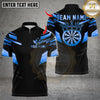 Maxcorner Darts King Dartboard Design Multicolor Customized Name, Team Name 3D Shirts