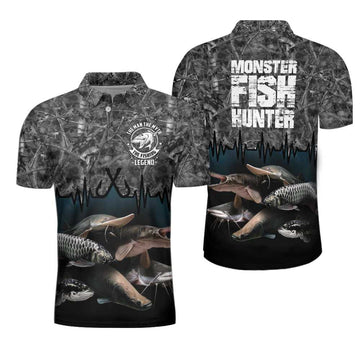 Maxcorners The Man The Myth The Fishing Legend Fishing 3D Polo