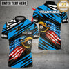 Maxcorners Billiards American Eagle 8 Ball Multicolor Customized Name, Team Name 3D Shirt