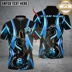 Maxcorners Dragon Bowling Jerseys Multicolor Customized Name, Team Name 3D Shirts