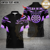 Maxcorner Darts King Dartboard Design Multicolor Customized Name, Team Name 3D Shirts