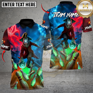 Maxcorners Bowling Alley Carnage Personalized Name 3D Unisex Shirt