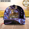 Maxcorners Hunting Deer Black Camo Multiple Options Personalized Name 3D Cap