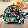 Maxcorners Darts Monkey Graffiti Style Personalized Name 3D Cap