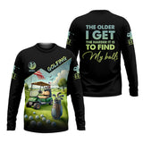 Maxcorners The Older I Get Custom Men's Golf Polo Shirt, Funny Golf Shirt, Dad Golf Gift