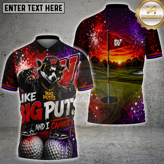 Maxcorners Custom Golf 3D Shirt For Jessica Mallett