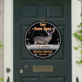 Maxcorners Virgin Deer Halloween Wooden Sign