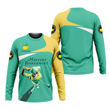 Maxcorners Master Tournament Custom Men's Golf Polo Shirt, Golf Gifts For Dad