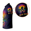 Maxcorners Gone Squatchin And Catching Sunset Fishing UPF Shirts, Funny Fishing Shirt, Sasquatch Fishing Shirts For Men
