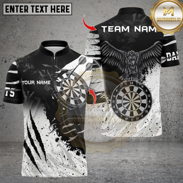 Maxcorners Darts Eagle Crack Personalized Name 3D Unisex Shirt