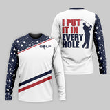 Maxcorners I Put It in Every Hole Mens Golf Polo Shirt, Mens Golf Gift, Funny Golf Shirt