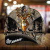 Maxcorners Premium Cool Hunting Art Deer Hunting Camo Pattern 3D Multicolor Personalized Cap