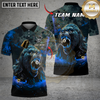 Maxcorners Billiard Fierce Gorilla 8-Ball Multicolor Customized Name, Team Name 3D Shirt