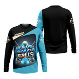 Maxcorners Always Wash Your Balls Custom Golf Shirts, Mens Golf Gift, Funny Golf Shirt