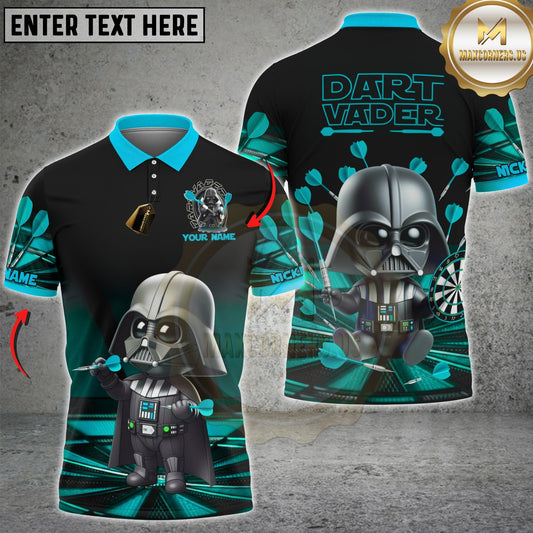 Maxcorners Darts Darth Vader Personalized Name, Team Name 3D Shirt For Steven Deans