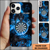 Maxcorners Fire Dragon Flame Dartboard Fantasy Style Personalized Name 3D Phone Case