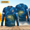 Maxcorners Largemouth Bass Fishing UV Protection Shirt, Fishing Jersey, Presents For Fishermen, Mens Casual Shirts