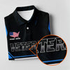 Maxcorners Personalized Veteran America 250 Polo Shirt Blue Accent, Golf Polo For Women, Ladies Golf Tops LM1507