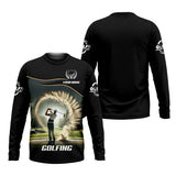 Maxcorners Custom Elite Golfer Golf Polo Shirt, Gift For Golfers, Mens Golf Gift