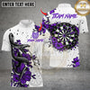 Maxcorners Darts Snake Flower Dartboard Design Multicolor Customized Name, Team Name 3D Shirts