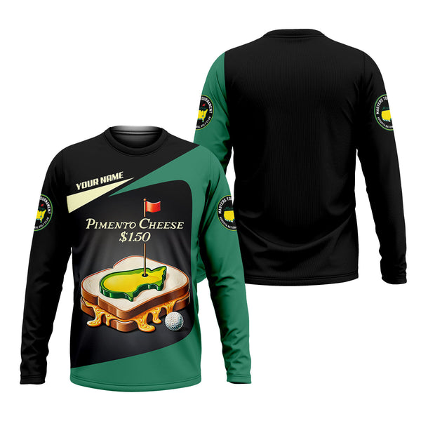 Maxcorners Pimento Cheese Augusta Golf Course Custom Men's Golf Polo Shirt, Funny Golf Gifts