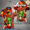 Maxcorners Frog Bowling Multicolor Customized Name, Team Name 3D Shirts