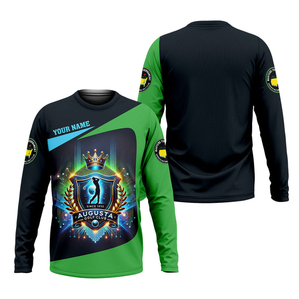 Maxcorners Augusta Golf Club Custom Men's Golf Polo Shirt, Funny Gift For Golfer