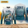 Maxcorners Jerk It Till She Swallows Fishing UPF Shirts, Funny Fishing Shirt, Gift For Fisherman, Bass Fishing Shirt