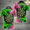 Maxcorners Darts Twin Dragon Energy Dartboard Multiple Options Personalized Name, Team Name 3D Shirt