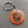 Maxcorners Personalized Trap Shooting Pull Dove Shotgun Cracked Clay Acrylic Christmas Ornament And Keychain Custom Gift For Hunters 2D Flat