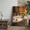 Maxcorners Duck Canvas Bubble Bath Spa Relaxation Humor Canvas Wall Art