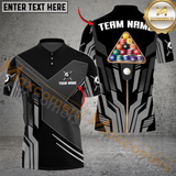 Maxcorners Billiards Ball 8 Rack Pool Multicolor Customized Name, Team Name 3D Shirt