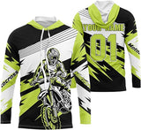 Maxcorners Motocross Dirt Bike MX Racing Customize Name And Number 3D Shirts