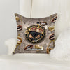 Maxcorners Darts Golden Skull Crown Hearts Customized Name 3D Pillow