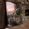 Maxcorners Duck Canvas Hunter Cabin Morning Coffee Blind Canvas Wall Art