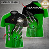 Maxcorners Bowling Skull Claw Strike Ball Multicolor Customized Name, Team Name 3D Shirts