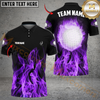 Maxcorners Golf Heavenly Flame Design Personalized Name, Team Name 3D Shirt (4 Colors)