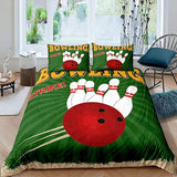 Maxcorners Bowling Green Strike 3D Bedding Set