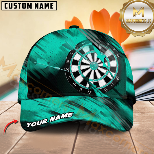 Maxcorners Darts Abstract Board Personalized Name 3D Cap