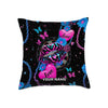 Maxcorners Darts Zebra Lips Heart Chain Galaxy Customized Name 3D Pillow