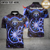 Maxcorners Darts Fire Eagle Multicolor Customized Name, Team Name 3D Shirt
