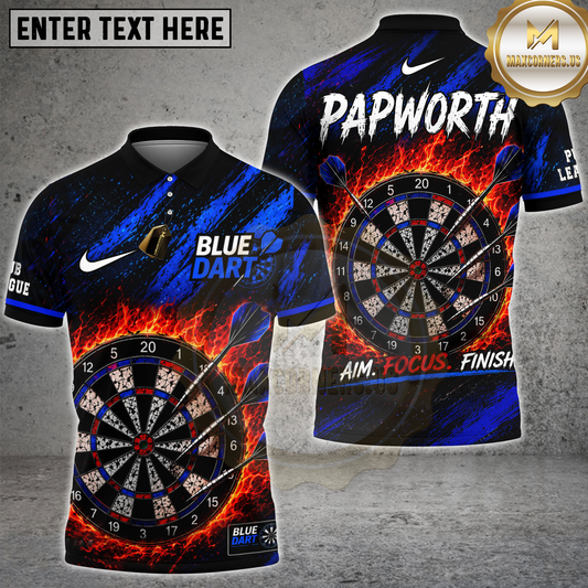 Maxcorners Darts 3D Shirt For  Robert Papworth